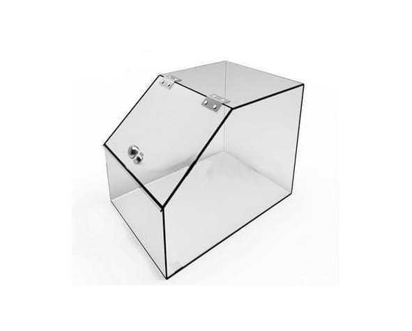 Container Box With Flip Lid and Cam-Lock